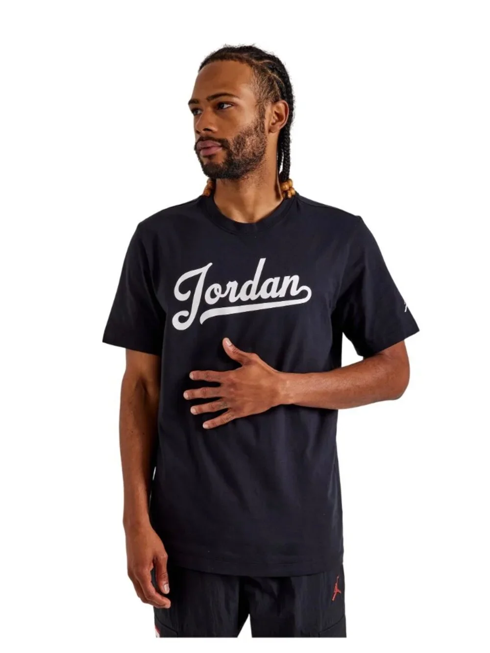 Nike Men's Jordan Air Flight MVP Crew T-Shirt Black Size M NEW WITH TAGS